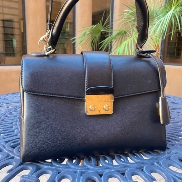 SOLD Dior New Lock Top Handle Leather Bag - Picture 2 of 15